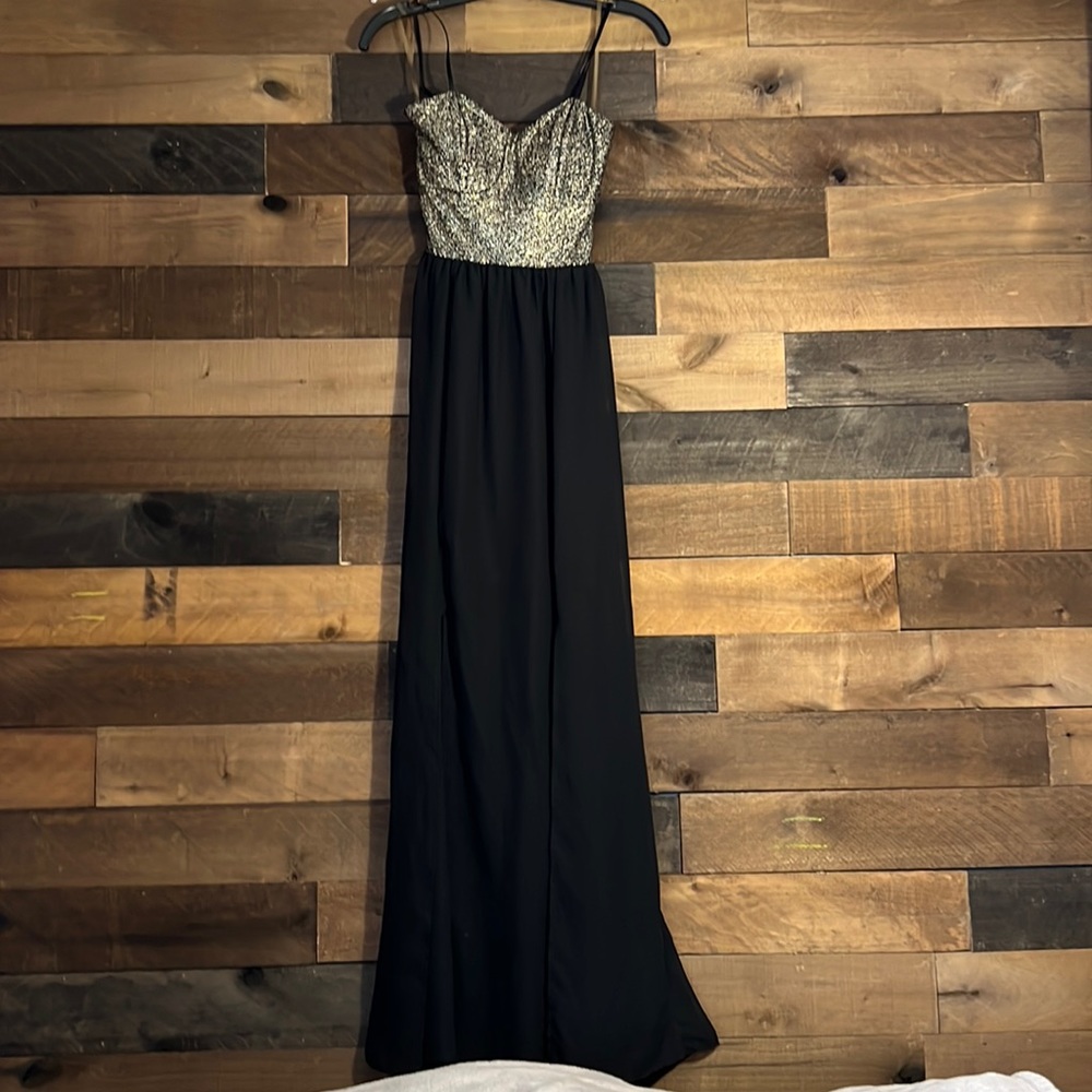Charlotte Rouse Black and gold dress
